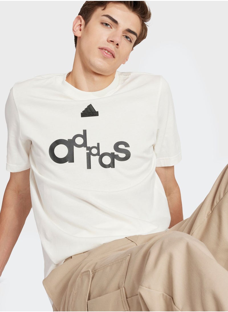 Adidas - Big Logo Single Jersey T-Shirt - Image 1