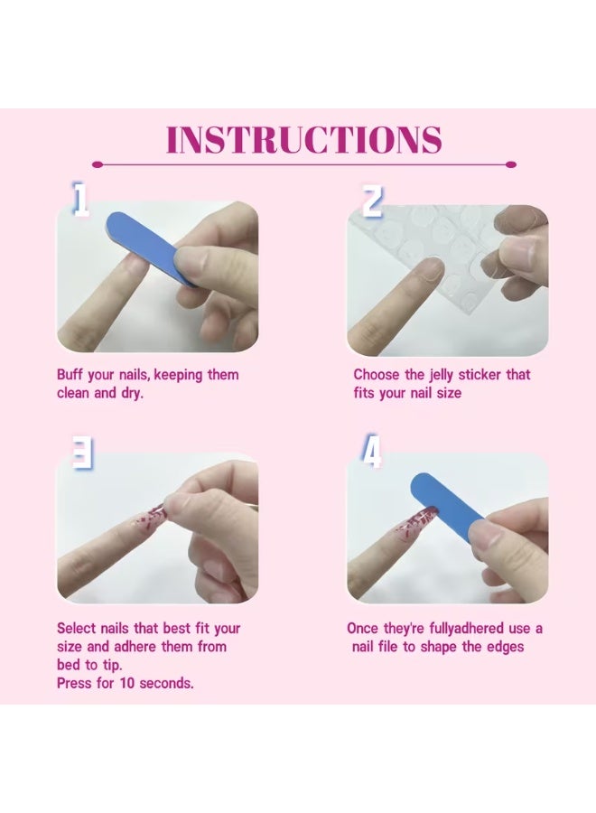 LANGMANNI 24pcs of Nude Gradient Press-on Nails, Mixed Colors, Oval Shape, Short Length, Glossy Finish, Simple Style False Nails for Women and, Suitable for Daily Wear and Special Occasions - Image 4