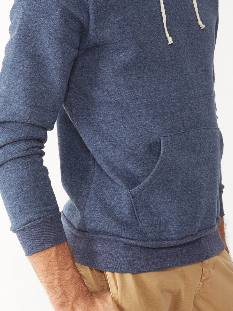 Alternative Men's Big and Tall Challenger Pullover Hoodie, Eco True Navy, XX-Large - Image 5