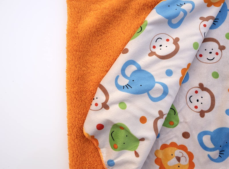 Uber World Baby Newborn (0-12 Months) Double Layered Blankets Flannel Fleece Pack of 1 - Image 5