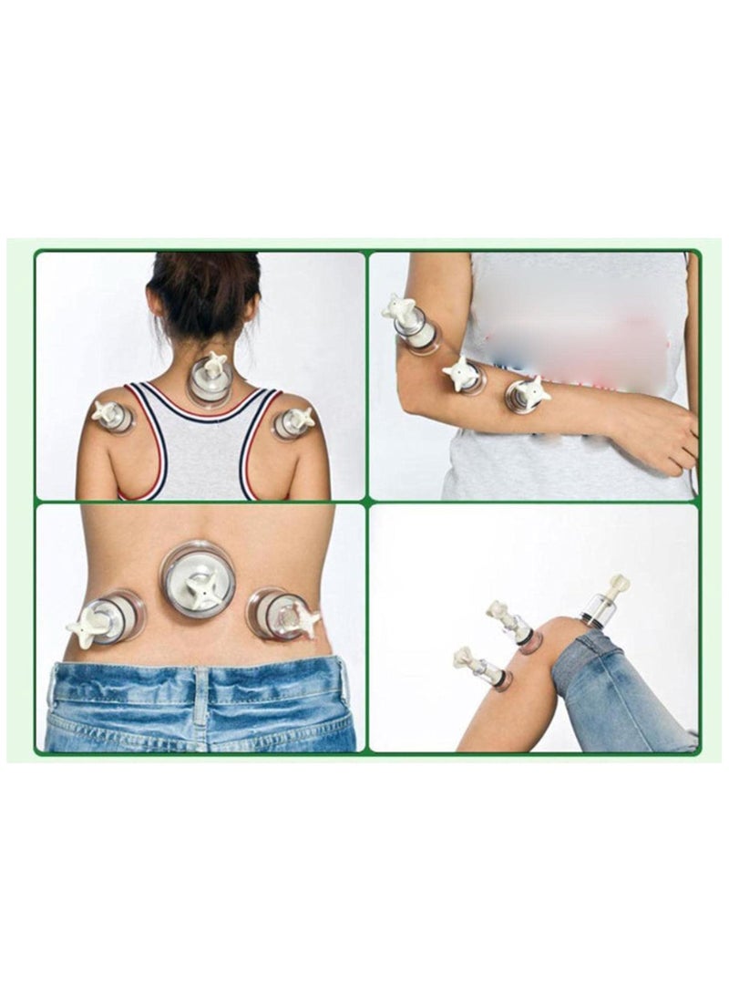 Set of Chinese Body Cup Vacuum Twist Suction Cupping Device Transparent Cup Pump Professional Effective - Image 5
