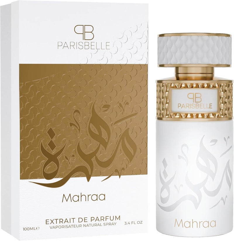 Parisbelle Mahraa Oasis Collection Extrait De Parfum 100ml | Fruity-Spicy Oriental Scent with Peach, Saffron & Oud - Image 1