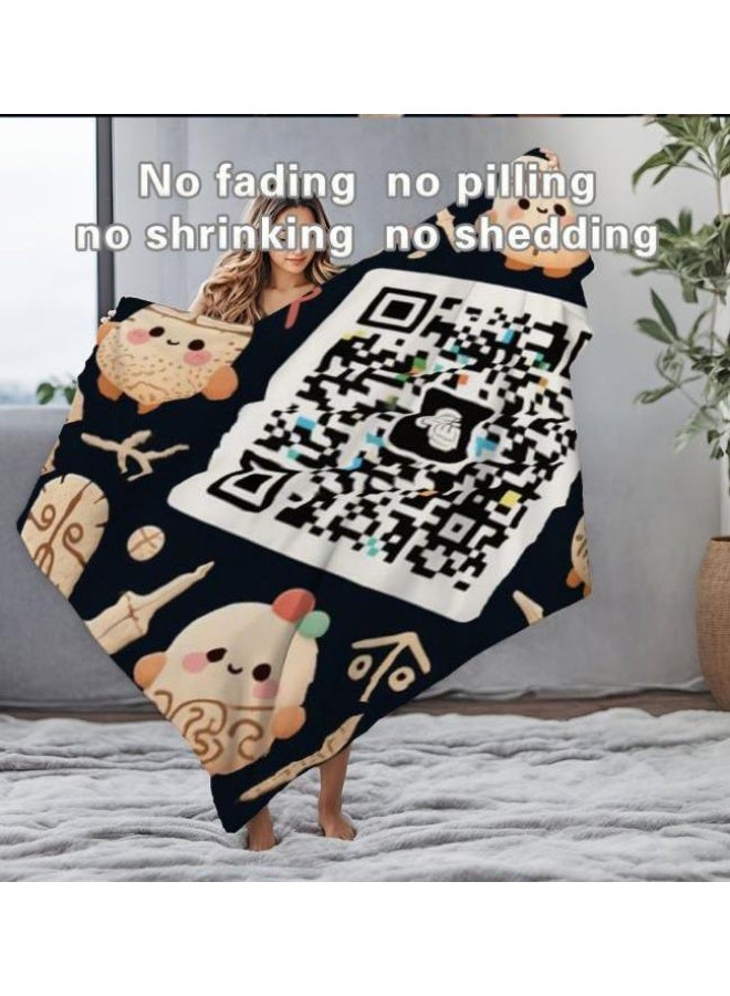 عام بطانية رقيقة من الفانيلا الكرتونية للأطفال والرضع (دافئة ومريحة، ومناسبة للنوم والألعاب) 70 سم * 100 سم - Image 4