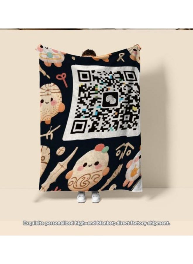 عام بطانية رقيقة من الفانيلا الكرتونية للأطفال والرضع (دافئة ومريحة، ومناسبة للنوم والألعاب) 70 سم * 100 سم - Image 3