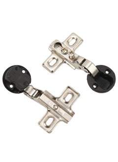 Thoraya 2pcs 26mm Hole Glass Hinge Mini Cabinet Hinge For Cabinet Glass Door  - Image 3