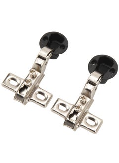 Thoraya 2pcs 26mm Hole Glass Hinge Mini Cabinet Hinge For Cabinet Glass Door  - Image 2
