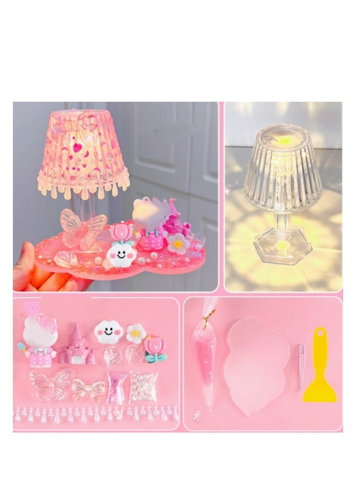 Starry Night Light Children's Girl Princess Material Pack Handmade Puzzle Toy Set - Image 1