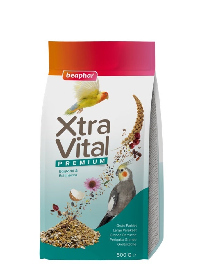 beaphar إكسترا فيتال طائر الباركيت الكبير - 500 جرام