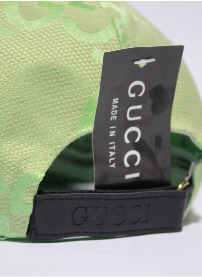 GUCCI Gucci GG Monogram Canvas Baseball Cap - Light Green  - Image 4