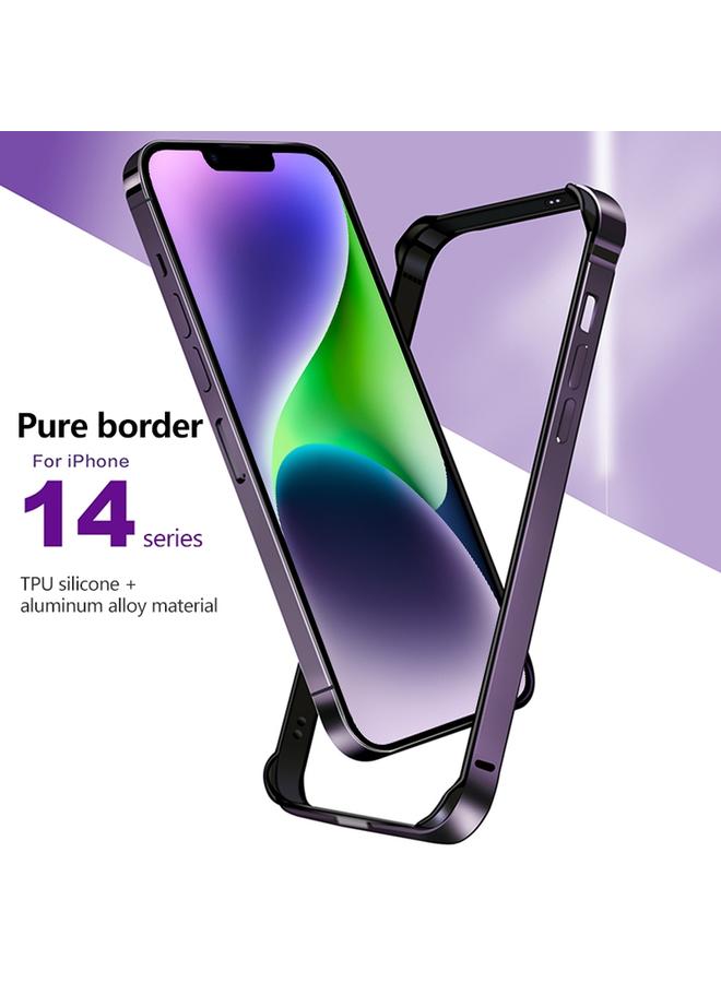 اس-توب جراب لهاتف iPhone 14 Plus مصنوع من مادة TPU + إطار من سبائك الألومنيوم - Image 2