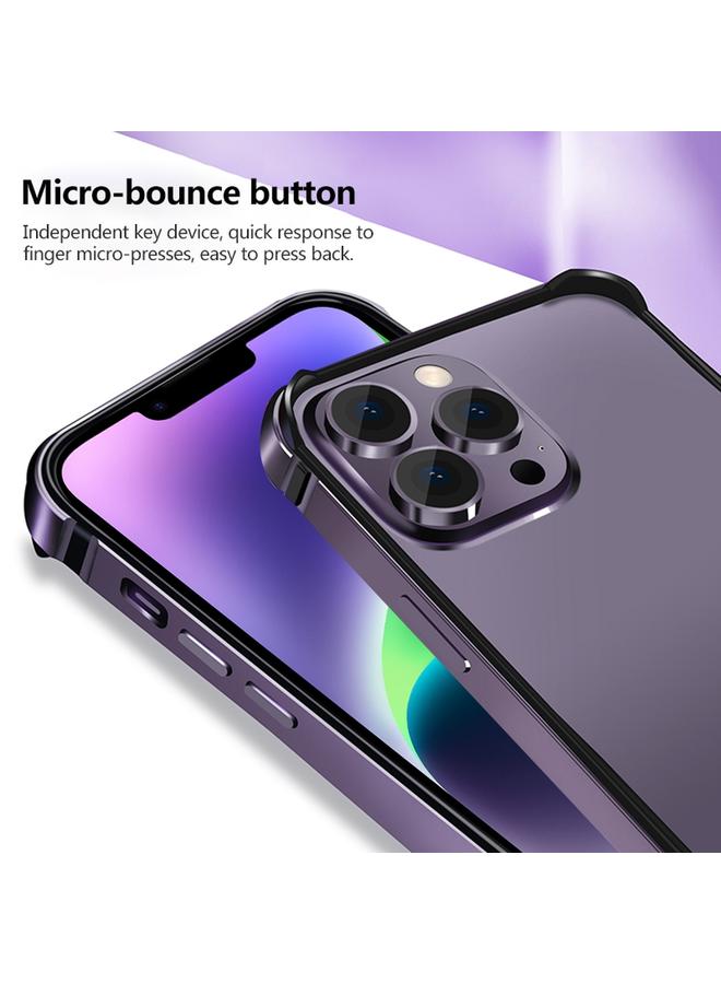 اس-توب جراب لهاتف iPhone 14 Plus مصنوع من مادة TPU + إطار من سبائك الألومنيوم - Image 3