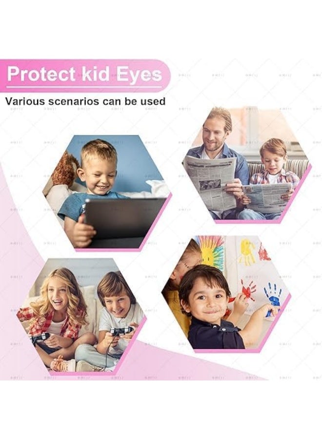 Glasses Eye Patch for Kids Non-Woven Fabric Eye Patch for Amblyopia Lazy Eye Strabismus (Pink) - Image 4