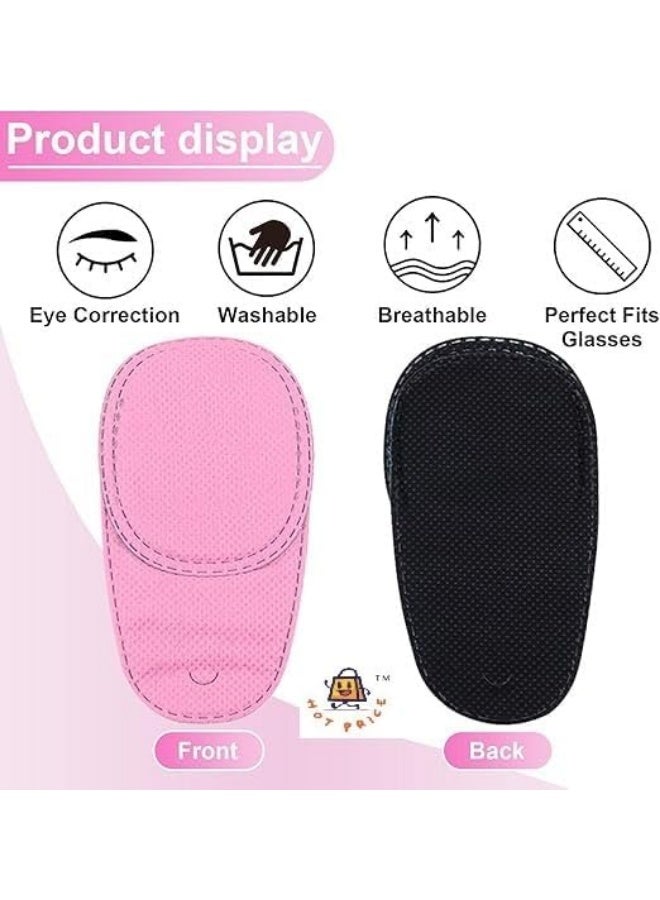 Glasses Eye Patch for Kids Non-Woven Fabric Eye Patch for Amblyopia Lazy Eye Strabismus (Pink) - Image 5