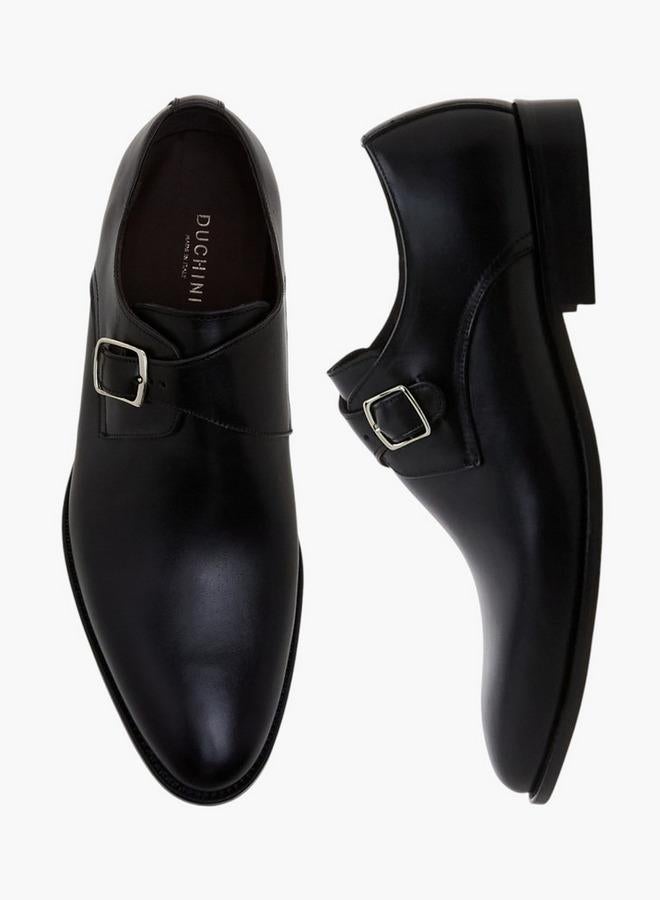 DUCHINI Men Leather Monk Shoes - Image 3