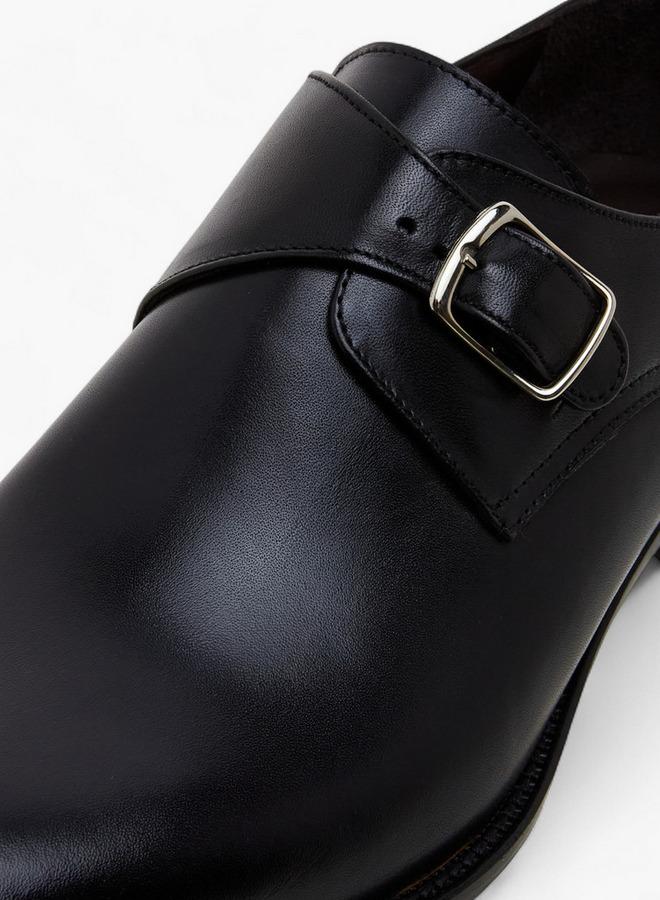 DUCHINI Men Leather Monk Shoes - Image 4