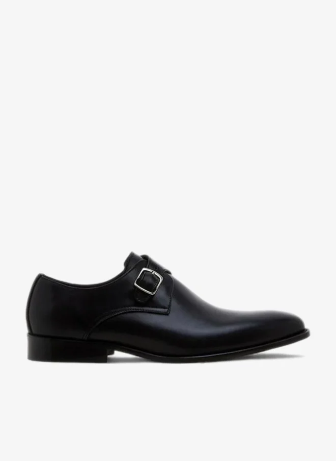 DUCHINI Men Leather Monk Shoes