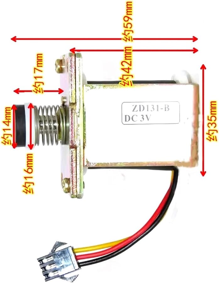 JSQ16 JSQ12 Water Heater Solenoid Valve ZD131B DC3V Replacement Part - Image 3