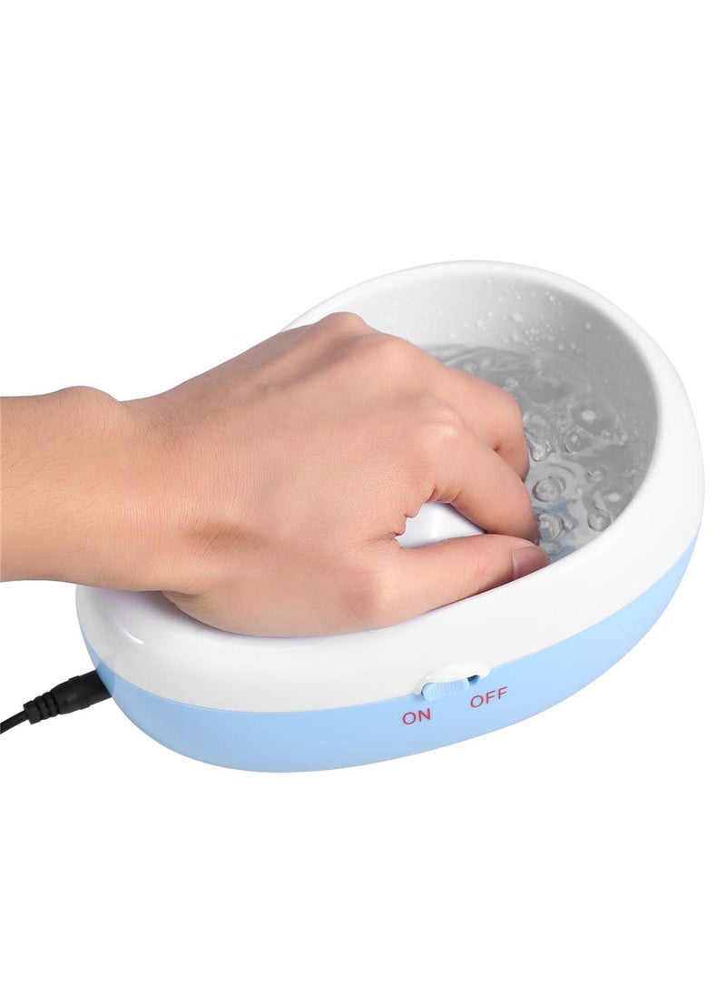 Semme Jet Bubble Spa Massage Bowl for Nail Polish Remove, Dead Skin Softening Beauty Manicure Tool 