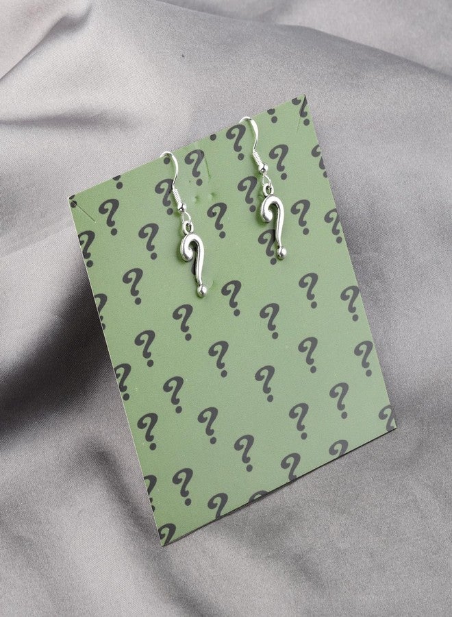 لوجيب بيردجوت أقراط علامة استفهام مستوحاة من فيلم Lywjyb Birdgot، هدية مثالية للابنة أو الأخت أو النساء (بطاقة استفهام). - Image 5