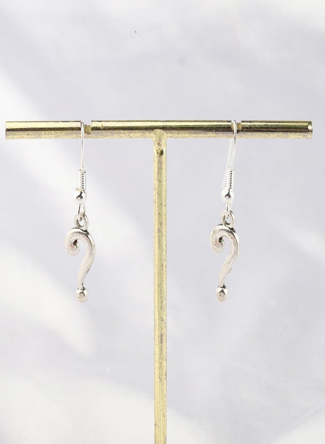 لوجيب بيردجوت أقراط علامة استفهام مستوحاة من فيلم Lywjyb Birdgot، هدية مثالية للابنة أو الأخت أو النساء (بطاقة استفهام). - Image 4