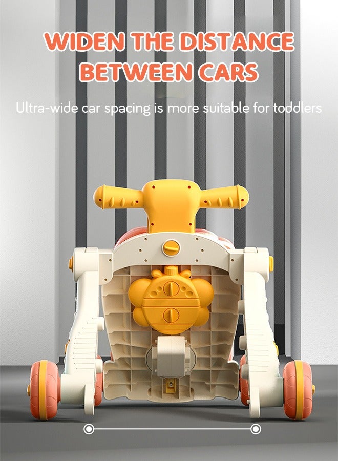 GROIC عربة أطفال متعددة الوظائف 5 في 1 للجلوس والوقوف، عربة يويو ووكر للأنشطة، طاولة ترفيهية ولعبة لوحية - Image 5