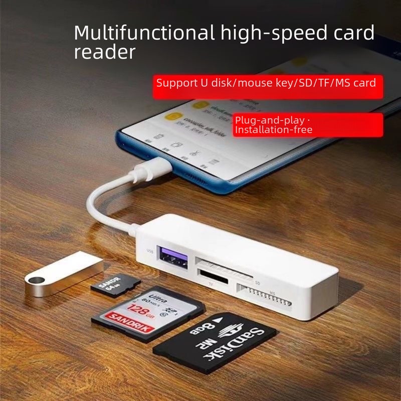 MS Card Reader Sony Camera CCD Adapter TF to SD for Apple Android Huawei Lightning interface - Image 2