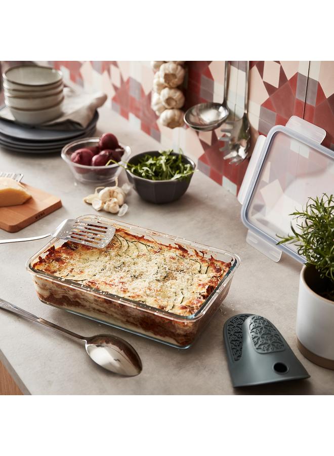 زبون علبة طعام كبيرة مستطيلة/زجاجية، 3.1 لتر - Image 2