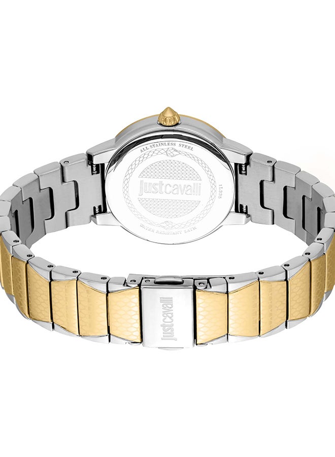 Just Cavalli جست كافالي ليدي باسيون JC1L335M0045 - ساعة كوارتز أنثوية من الفولاذ المقاوم للصدأ 3 عقارب - Image 3