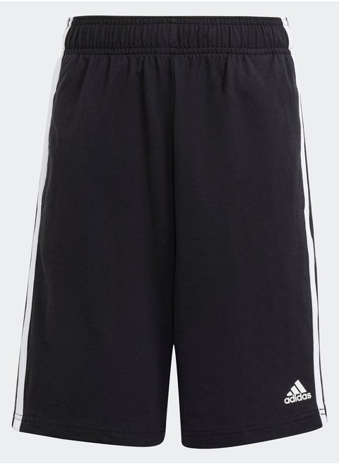 Essentials 3-Stripes Knit Shorts