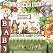 Kriyokiaa 130pcs Woodland Baby Shower Decorations Safari Baby Shower Decorations for Gender Neutral Celebration with Balloon GarlandsWelcome Baby Banner Baby Boxes and Tabletop Decor - Image 2