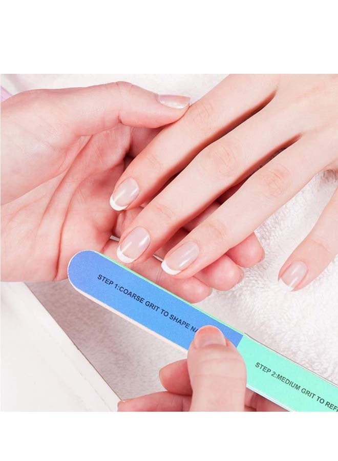 3Pack Professional Nail Buffer Block, Nail Buffer for Natural Nails, All-in-One Smooth & Buff & Shine for Nail Care - Image 4