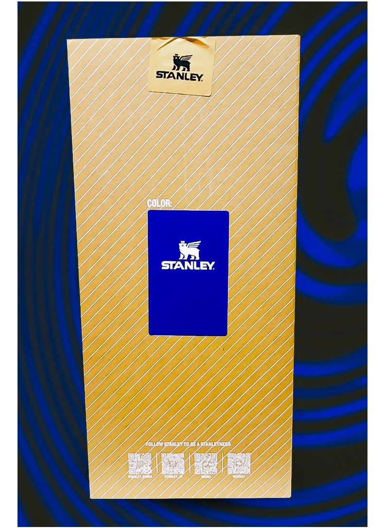 Stanley 40oz Tumbler Stainless Steel Insulated Travel Mug with Reusable Straw BPA Free Sustainable and Dishwasher Safe Equipped with Leakproof FlowState Lid and Double Wall Insulation Keeps Drinks Hot for 16 Hours and Cold for 24 Hours Slim Base Fits Standard Car Cup Holders with Durable Ergonomic Handle for Easy Use at Home Office Travel or Outdoors