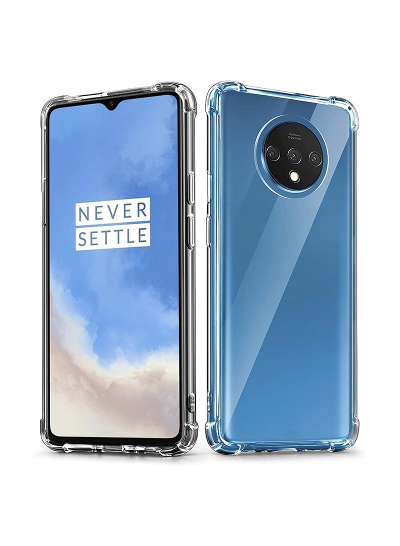 فيسوس حالة OnePlus 7T ، تقنية امتصاص الصدمات الشفافة الشفافة الصافية الصافية. - Image 1