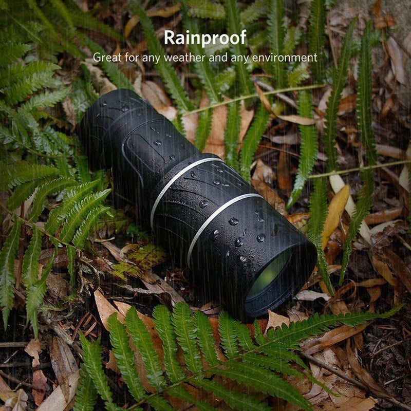 16x52 Monocular Telescope Compact Waterproof Telescope with FMC Lens BAK4 Prism Carrying Bag Lanyard for Concert Ball Games Bird Watching Hiking - Image 2