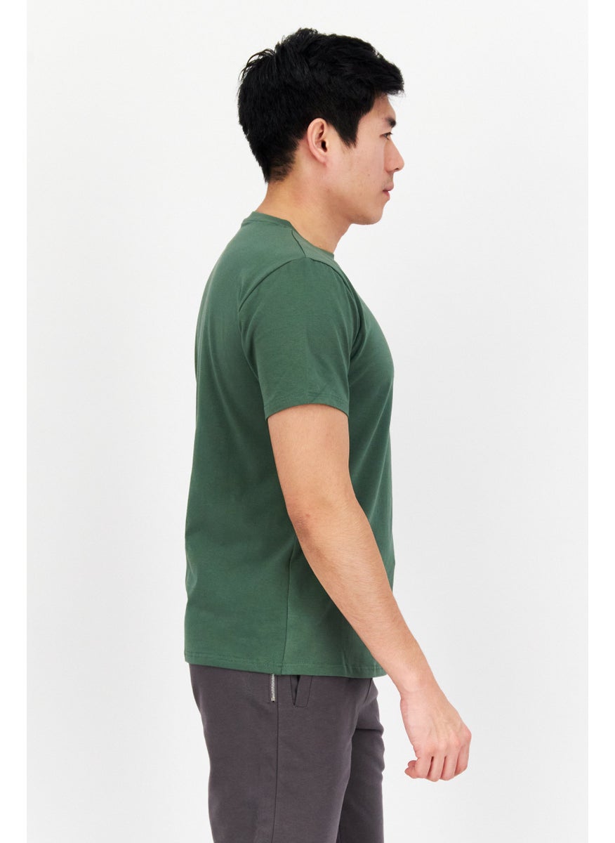 Nordland Men Sportswear Fit Training T-Shirt, Green  - Image 4