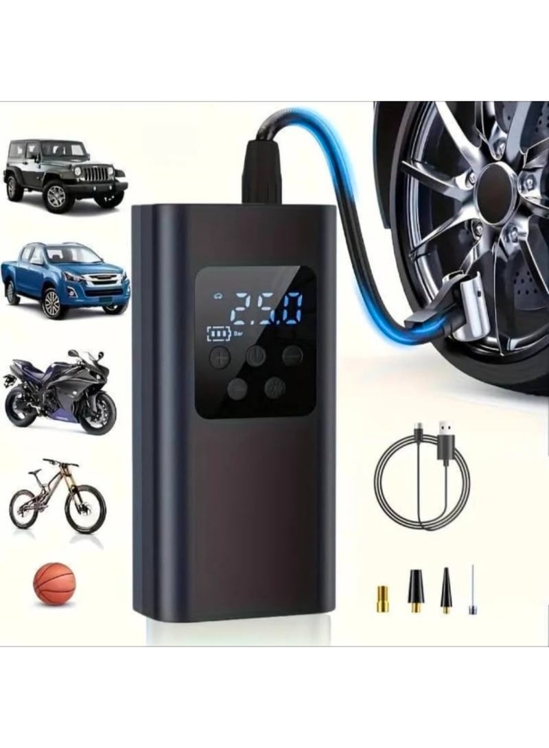 كمبورسور نفخ اطارات ديجيتال