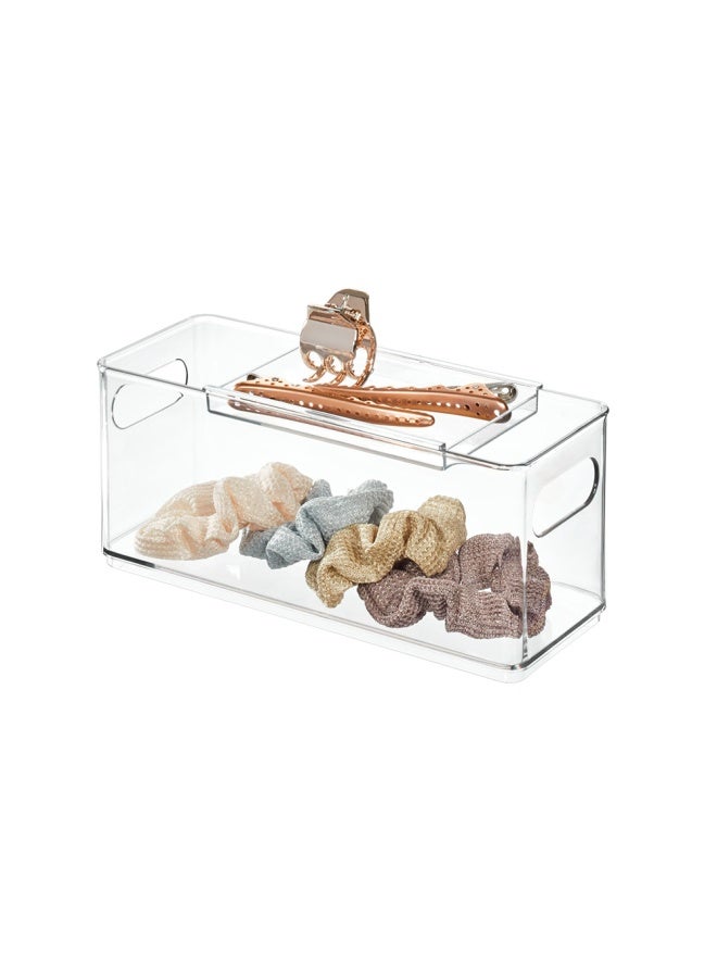 The Home Edit Hair Accessory Bin With Sliding Tray Clear 