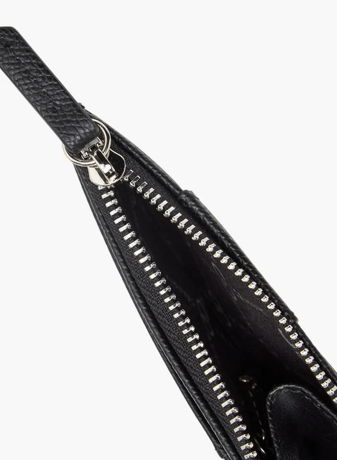 Celeste Solid Wallet with Zip Closure