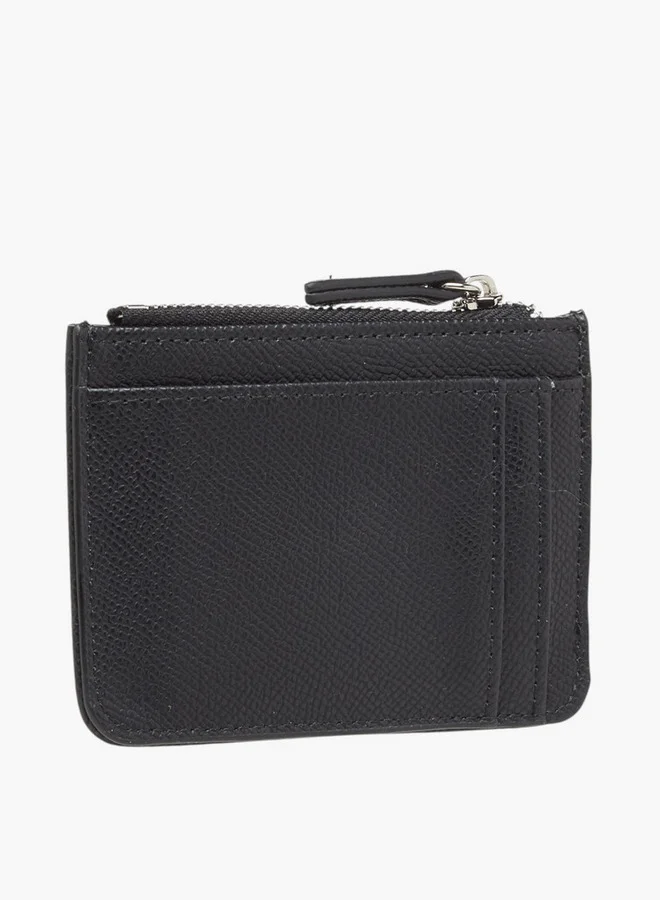 Celeste Solid Wallet with Zip Closure