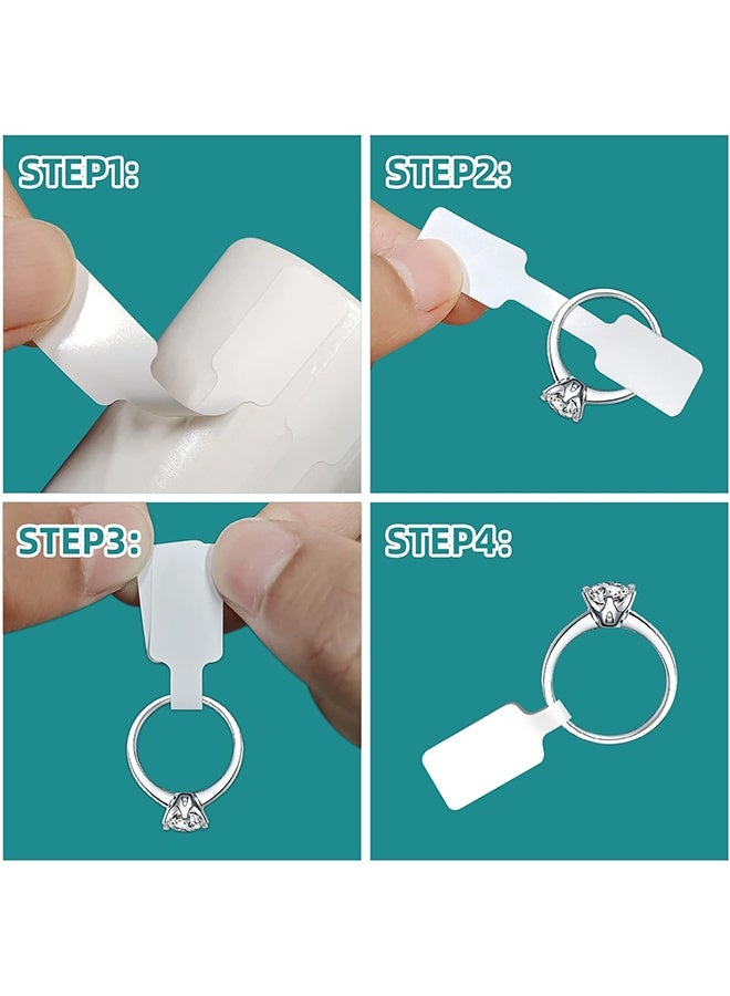 1000 Pieces Self Adhesive Jewelry Price Tag Stickers for Displaying Necklaces Rings and Bracelets Blank Identification Labels - Image 5