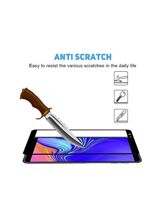 PROMASS Galaxy A7 2018 Full Coverage 5D Glass Curved Tempered Screen Protector For (2018) - Black - Image 3