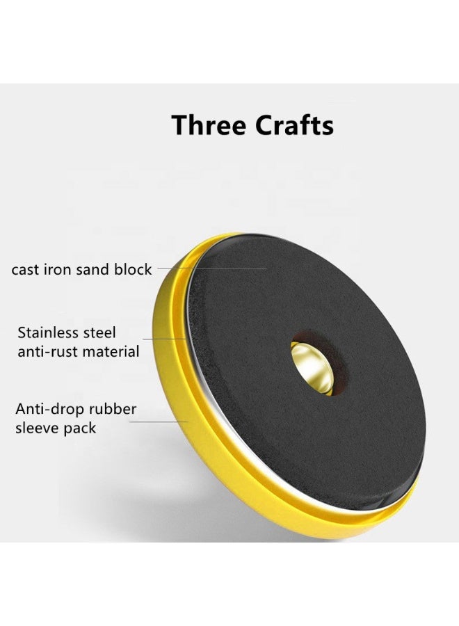 طارة قرص وزن (بلانك) كروم مطلي للاستخدام الرياضي - مثالي لرفع الأثقال - فتحة قياسية لبار رفع الأثقال - Image 4