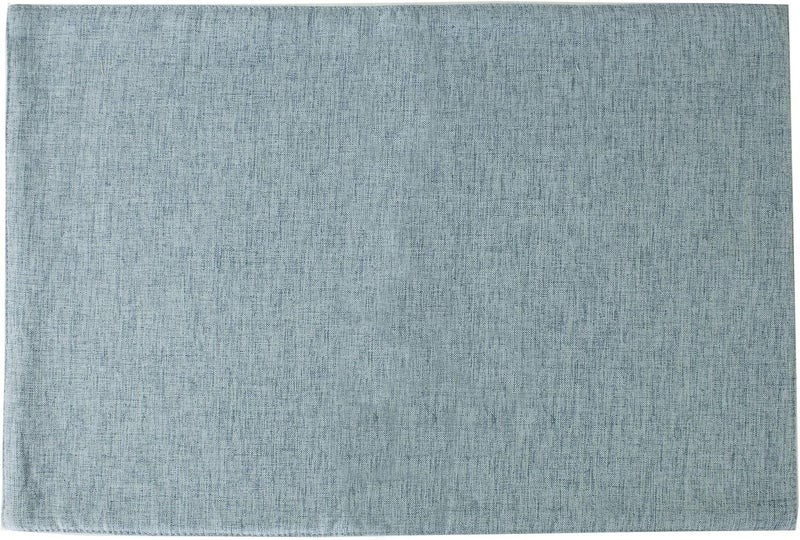 Fennco Styles Fennco Styles Classic Woven Textile Decorative 12 x 18 Inch Table Placemats Set of 4  Sea Green Table Place Mats for Family Dinner Banquets Special Events and Home Dcor  - Image 2