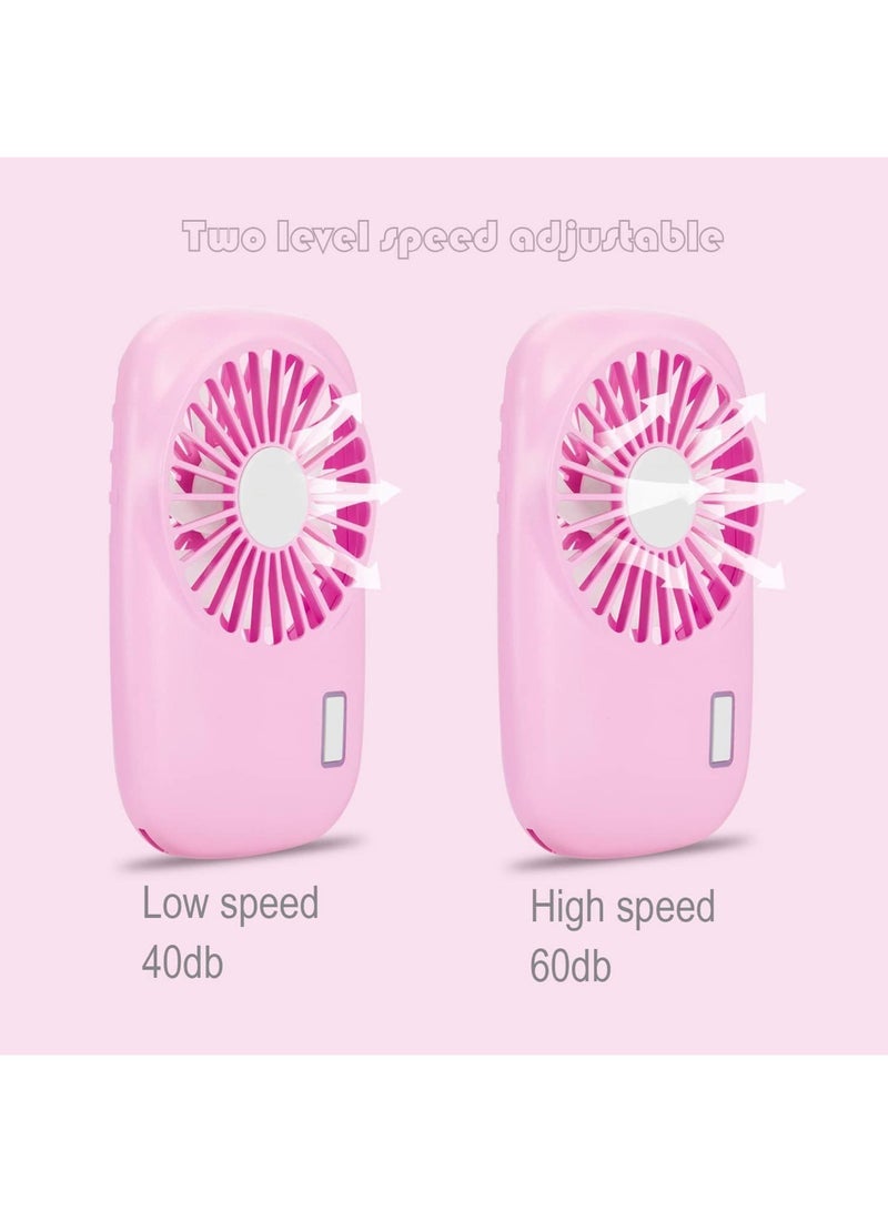 Captaintech Fan Mini Fan Powerful Small Personal Portable Fan Speed Adjustable USB Rechargeable Cooling for Kids Girls Boys Woman Home Office Travel - Image 3