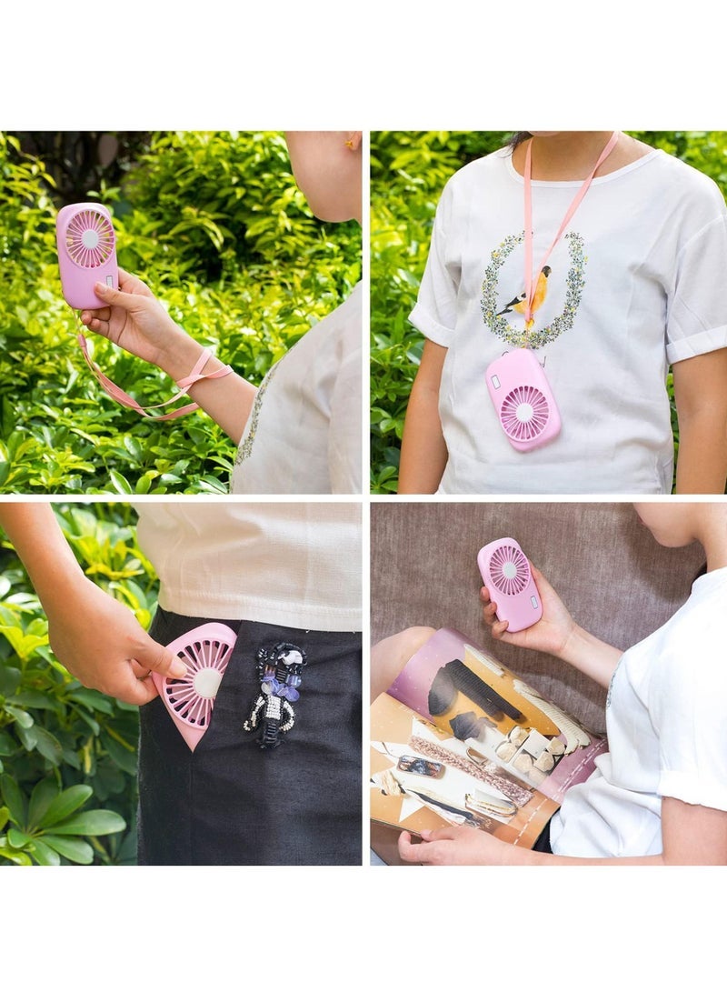 Captaintech Fan Mini Fan Powerful Small Personal Portable Fan Speed Adjustable USB Rechargeable Cooling for Kids Girls Boys Woman Home Office Travel - Image 5