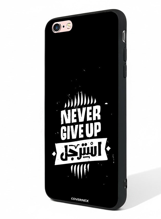 Covernex Apple iPhone 6s Protective Case Cover Printed Featuring Never Give Up - Image 1