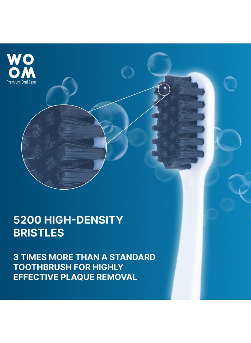 Toothbrush WOOM 5200 Ultra Soft for Sensitive Teeth and Gums, White