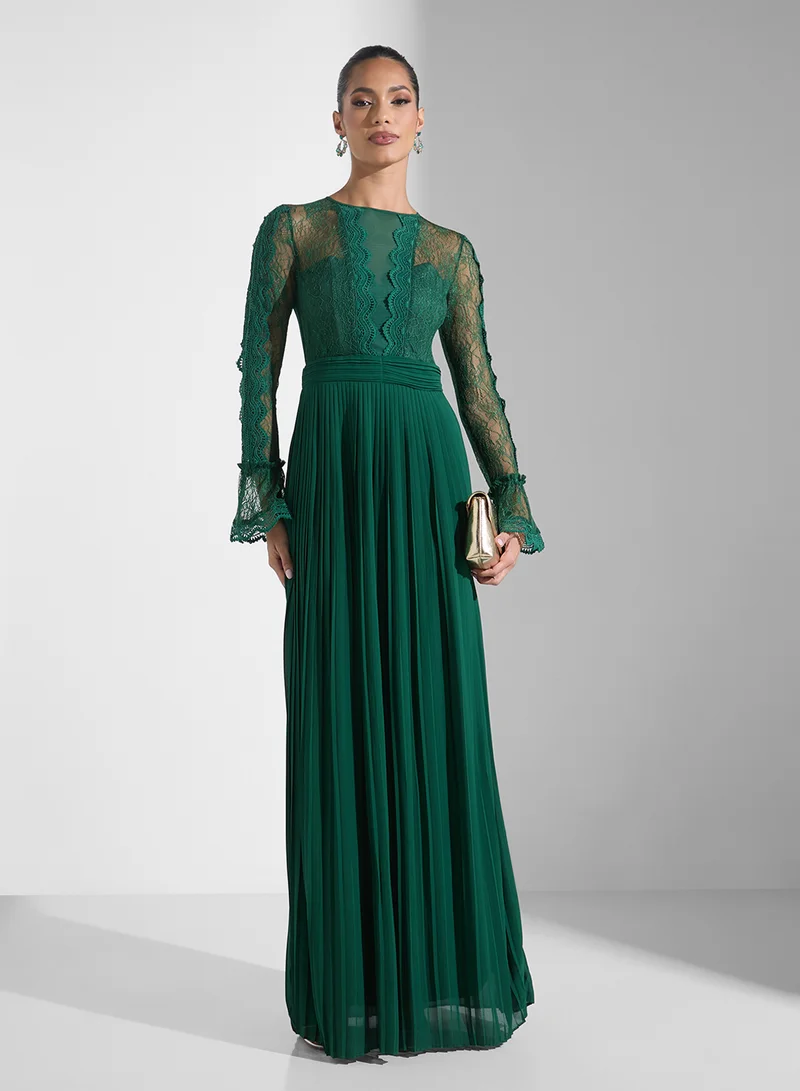 TFNC Lace Bodice Gown Dress