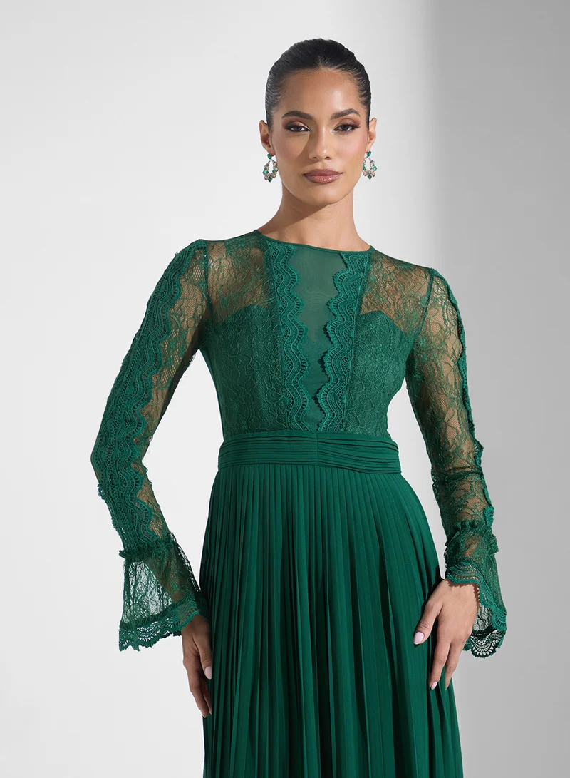 TFNC Lace Bodice Gown Dress