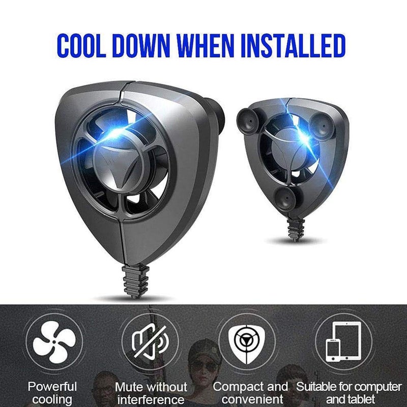 TEOYETTSF Mini Handheld Cooling Fan Gamepad Handle Radiator Mobile Phone Cooler Cooling Holder Tablet - Image 5